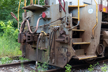 Fototapeta na wymiar old rusty train