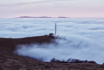 Fototapeta premium mountains in the clouds