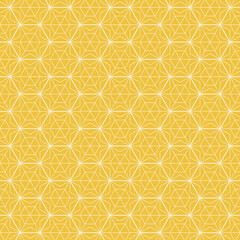 Hexagon art deco pattern background.