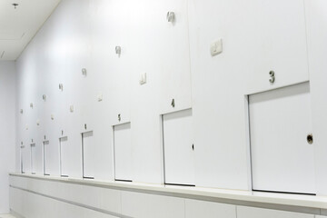 Empty and nobody in Blind testing  room for food and drink taste