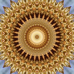Abstract kaleidoscope background. Beautiful multicolor kaleidoscope texture. Geometrical symmetrical ornament