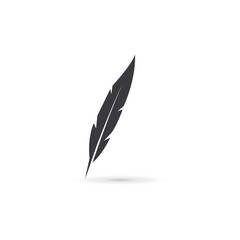feather ink  icon illustration vector template