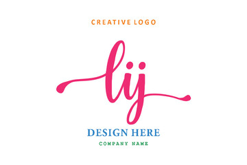 LIJ lettering logo is simple, easy to understand and authoritative