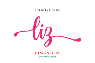 LIZ lettering logo is simple, easy to understand and authoritative
