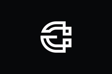 CE logo letter design on luxury background. EC logo monogram initials letter concept. CE icon logo design. EC elegant and Professional letter icon design on black background. C E EC CE