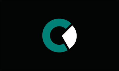 Letter C round logo
