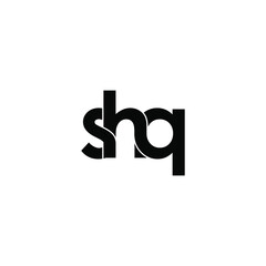 shq letter original monogram logo design