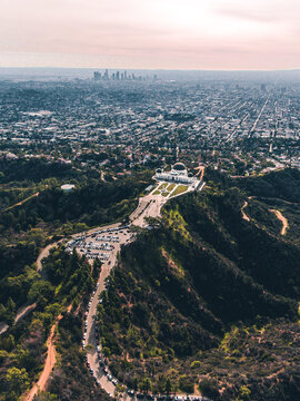 Aerial view of city
