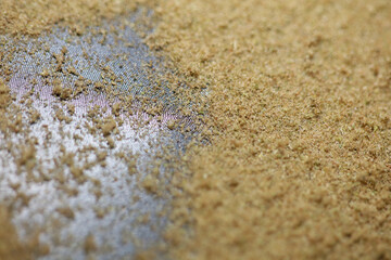 Pure cannabis crystals close up medical grinder thc modern high quality prints