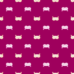Lamb light pink and yellow color geometric seamless pattern on pink background. Children graphic design element for different purposes.
