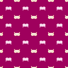 Lamb light pink and yellow color geometric seamless pattern on pink background. Children graphic design element for different purposes.