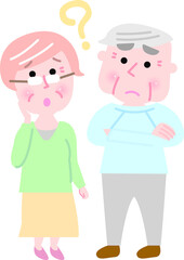 シニア男女疑問