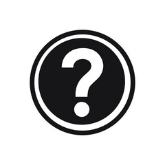 Icon vector graphic of question mark set