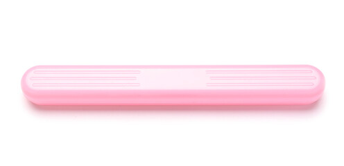 Toothbrush case on white background