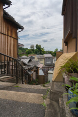 Fototapeta na wymiar A corner of old town area around Kiyomizu-dera temple in Kyoto , Japan