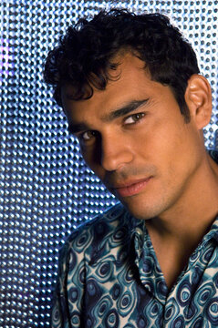 Portrait of Hispanic man