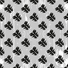 Fototapeta premium abstract geometric seamless pattern grunge texture
