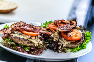 Burger Zubereitung