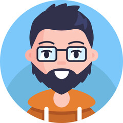 User avatar 50 Icons bundle set. Men and women face icons, both young and old. Character pic to represent online user in social net. Vector flat style cartoon illustration isolated, white background