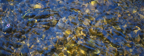 clean transparent fresh water stream background nature abstract