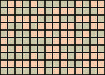 Abstract Geometric Pattern generative computational art illustration