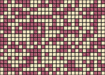 Abstract Geometric Pattern generative computational art illustration