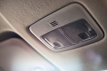 Close up light in car 