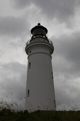 lighthouse at dusk