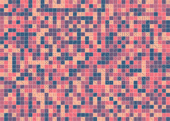 Abstract Geometric Pattern generative computational art illustration
