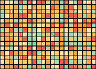 Abstract Geometric Pattern generative computational art illustration