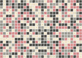 Fototapeta premium Abstract Geometric Pattern generative computational art illustration