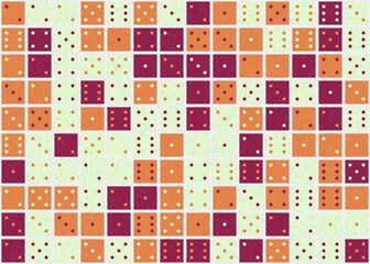 Abstract Geometric Pattern generative computational art illustration