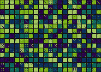 Abstract Geometric Pattern generative computational art illustration