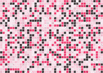 Abstract Geometric Pattern generative computational art illustration