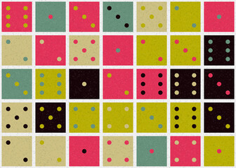 Abstract Geometric Pattern generative computational art illustration