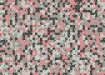 Fototapeta premium Abstract Geometric Pattern generative computational art illustration