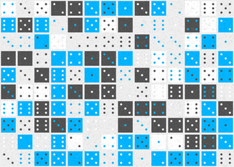 Abstract Geometric Pattern generative computational art illustration