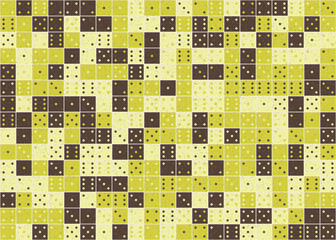 Abstract Geometric Pattern generative computational art illustration