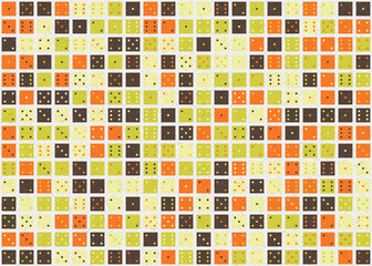 Abstract Geometric Pattern generative computational art illustration