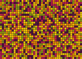 Abstract Geometric Pattern generative computational art illustration