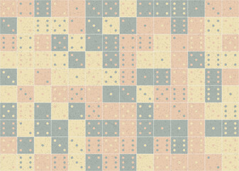 Abstract Geometric Pattern generative computational art illustration