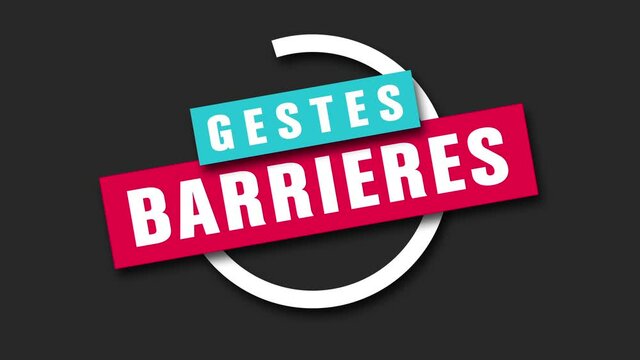 gestes barri&egrave;res