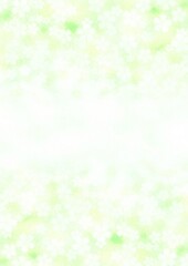 花が咲く新緑の和紙テクスチャーの背景 no.12