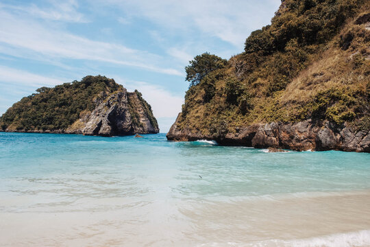 Rock formation on Atuh Beach, Indonesia