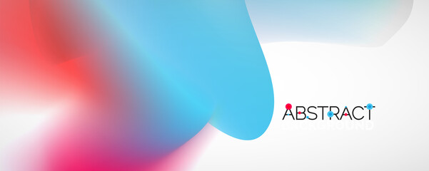 Fluid color gradient abstract background, trendy colorful wallpaper. Vector illustration for placards, brochures, posters, banners and covers