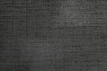 abstract rough dark background linen natural fabric, short focus
