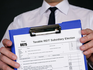 Form 8875 Taxable REIT Subsidiary Election