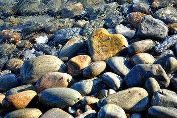 pebbles on the beach