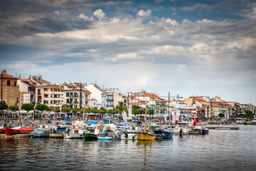 Fototapeta na wymiar Cambrils is a coastal town near Salou, in the province of Tarragona, Catalonia.