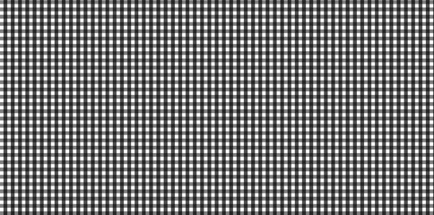 Horizontal black and white Gingham pattern Texture from rhombus/squares for - plaid, clothes, shirts, dresses, paper, bedding, blankets, quilts and other textile products. Vector illustration